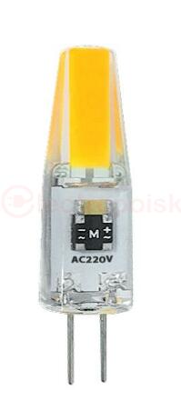 Лампа светодиодная LED 3Вт G4 теплый COB