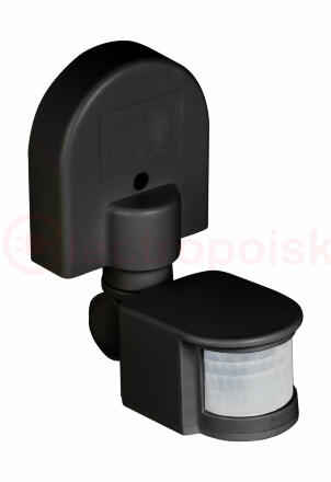 ИК датчик движения наст. 1200Вт 180гр. до 12м IP44 MS-16Cb черный PROxima