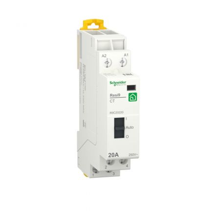 RESI9 Модульный КОНТАКТОР 1P+N 20А 2НО 230/250В АС 50Гц