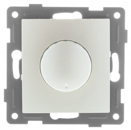 GUSI Bravo МЕХАНИЗМ диммера, 500 W, с накладкой и воротком, скрытая установка. Цвет шампань