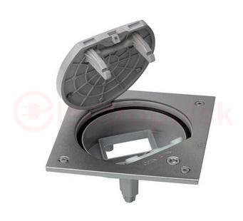 Connect Влагостойкая основа IP66 с замком на 1 модуль K45 сталь