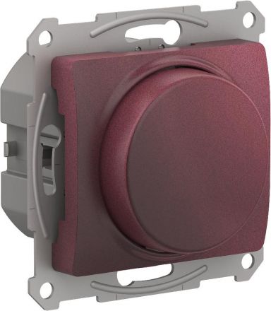 GLOSSA СВЕТОРЕГУЛЯТОР (диммер) повор-нажим, LED, RC, 400Вт, мех., БАКЛАЖАНОВЫЙ