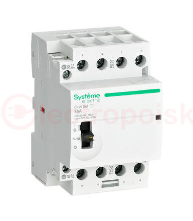 Контактор модульный City9 Set 4P 4НО 40A AC 400В-230В