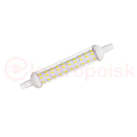 Лампа светодиодная LED-J118-12W-4000K-R7s-CL PLZ06WH прозрачная Белый свет 4000К