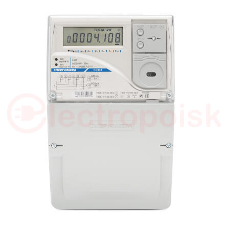 Счетчик электроэнергии CE303 S31 746-JAVZ трехфазный многотарифный 5(100) класс точности 1.0/1.0 Щ ЖКИ RS485 оптопорт (УР)