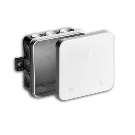TYCO Коробка распределительная 85х85х35 IP54 12 белая