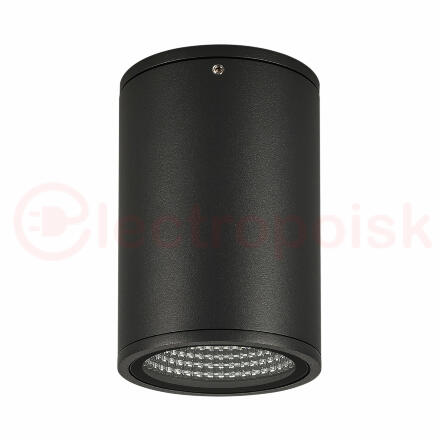 Светильник LGD-FORMA-SURFACE-R90-12W Warm3000 (BK, 44 deg, 230V) (, IP54 Металл, 3 года)