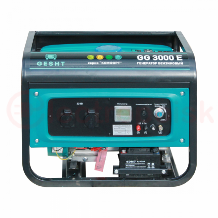 Бензогенератор GESHT GG3000E