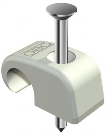 Крепежная скоба с гвоздем 4-7mm, L18