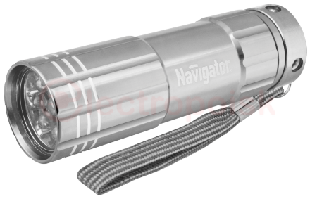 Фонарь светодиодный NPT-CM07-3АAA 9LED металл