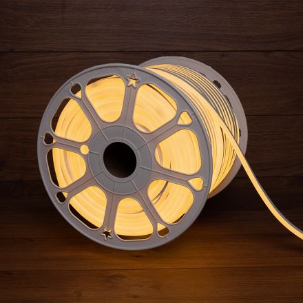 Гибкий неон профессиональный LED SMD 8х16 мм, теплый белый, 120 LED/м, бухта 100 м