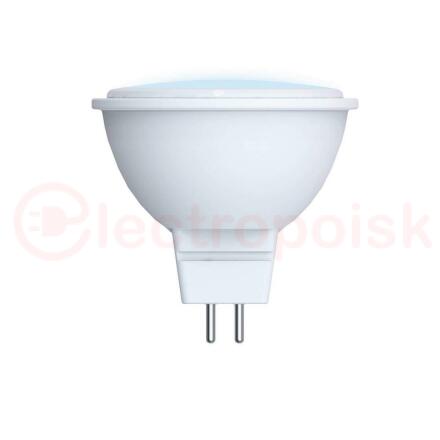 Лампа светодиодная LED-JCDR-5W/4000K/GU53/FR/SLS Форма JCDR матовая Белый свет (4000K) ТМ Volpe