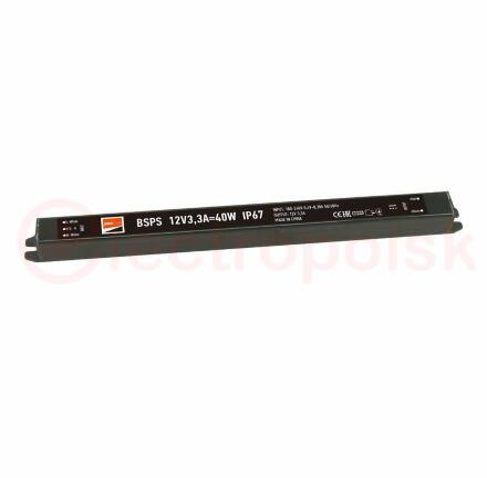 Драйвер LED, 40Вт, 12В IP67 JazzWay