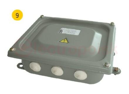 Коробка с наборными зажимами КЗНА 16-10 У2 10А 16 зажимов IP54