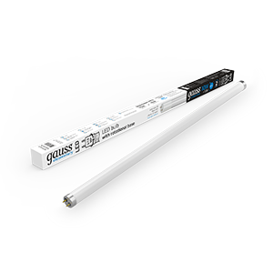 Лампа светодиодная T8 LED-10 Вт 800 Лм 6500К G13 600 мм стекло поворотная Elementary Gauss