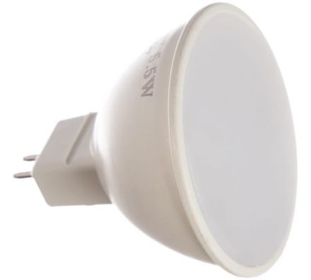 Лампа светодиодная LED 5,5 Вт 450 Лм 4100К белая GU5.3 MR16 Elementary Gauss
