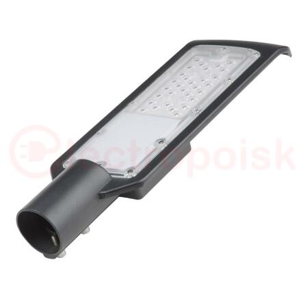 Светильник-прожектор светодиодный ULV-Q610 30W/6500К IP65 BLACK для уличного освещения консольный дневной свет (6500К) Угол 120 градусов
