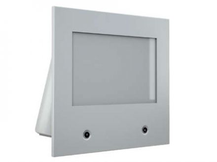 Светильник светодиодный DS LED 9w IP54 опаловый белый квадратный