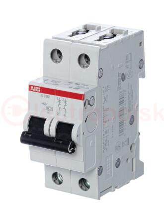 Выключатель автоматический 2-пол. (2P)  10А C 6кА S200 ABB
