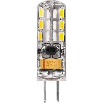 Лампа светодиодная LED 2вт 12в G4 дневной капсульная