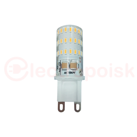 Лампа светодиодная LED 5Вт G9 300Лм белый 220V/50Hz БЛИСТЕР 2 шт.