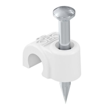 Крепежная скоба с гвоздем 10mm, L25