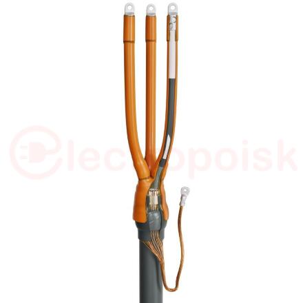 Муфта кабельная концевая 3РКВТп-10-300/400 (Б) нг-LS внутренней установки для кабелей «нг-LS» с ЭПР изоляцией до 10 кВ с болтовыми наконечниками