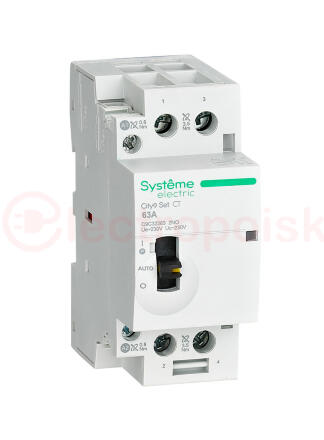 Контактор модульный City9 Set 2P 2НО 63A AC 230В-230В