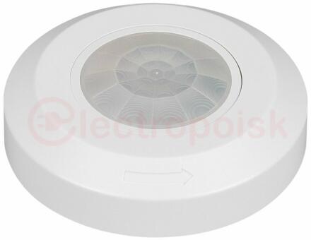 Датчик движения PRIME-PIR-SURFACE-R76-200W (230V, 0.87A, SLIM, IP20) (ARL, Пластик)