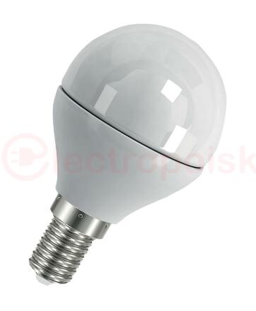 Лампа светодиодная LED 7 Вт E14 3000К 560Лм шарик 220 В (замена 60Вт) OSRAM