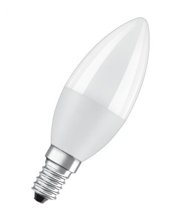 Лампа светодиодная LED 7 Вт E14 3000К 560Лм свеча 220 В (замена 60Вт) OSRAM