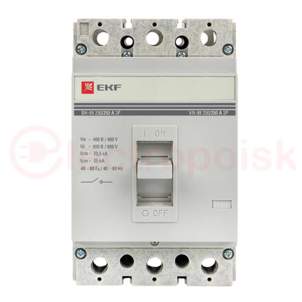 Выключатель нагрузки ВН-99 250/250А 3P Выключатель нагрузки ВН-99 250/250А 3P