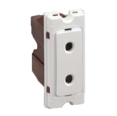 Розетка 2P, 10А 230В, винтовой зажим, S82C, механизм, графит
