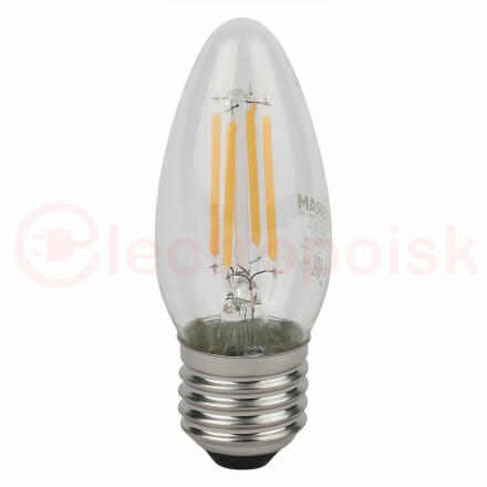 Лампа светодиодная филаментная LED Star Свеча 4Вт (замена 40Вт), 470Лм, 6500К, цоколь E27 OSRAM