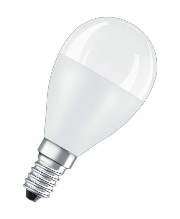 Лампа светодиодная LED 10 Вт E14 4000К 800Лм шарик 220 В (замена 75Вт) OSRAM