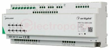 Релейный модуль KNX-724-SW10-DIN (BUS, 24х10A) (ARL, -)
