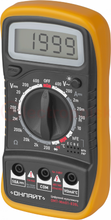 Мультиметр ОНЛАЙТ 90 081 ОMT-Mm01-838L (838L)
