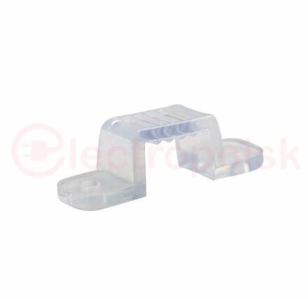 Крепление UCC-K14 CLEAR 100 POLYBAG  для светодиодной ленты 220В 14-16x7мм Цвет прозрачный 100 штук в пакете